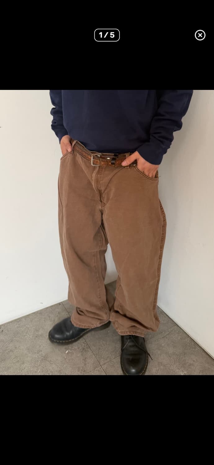 디키즈 워크팬츠 브라운 상품이미지3