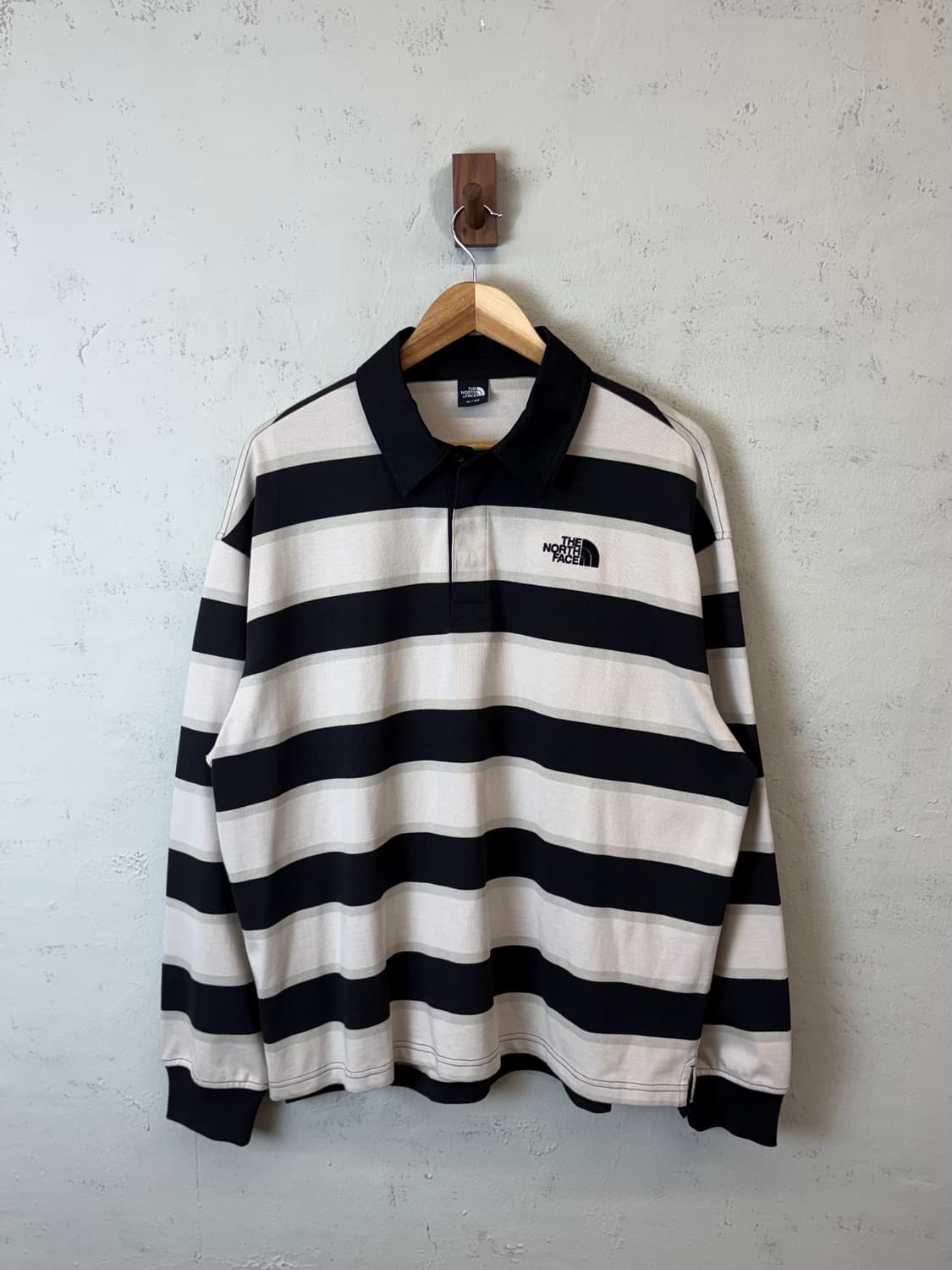 노스페이스 이지온 스트라이프 긴팔 폴로티 상품이미지1