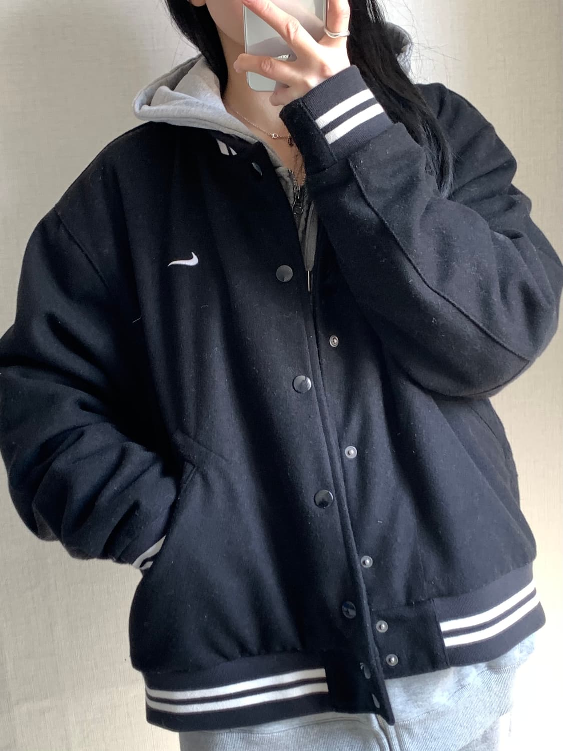 Nike 나이키 스우시 울 스타디움 바시티 자켓  상품이미지6