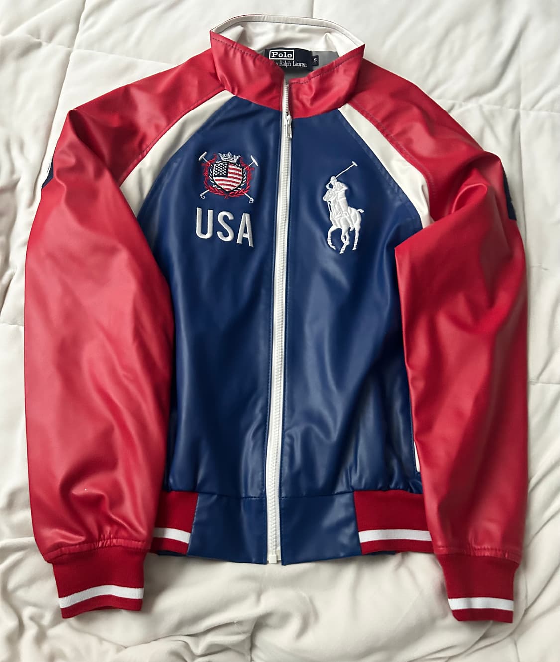 (유일매물)폴로 랄프로렌 빅포니 USA 레이싱 자켓 상품이미지2