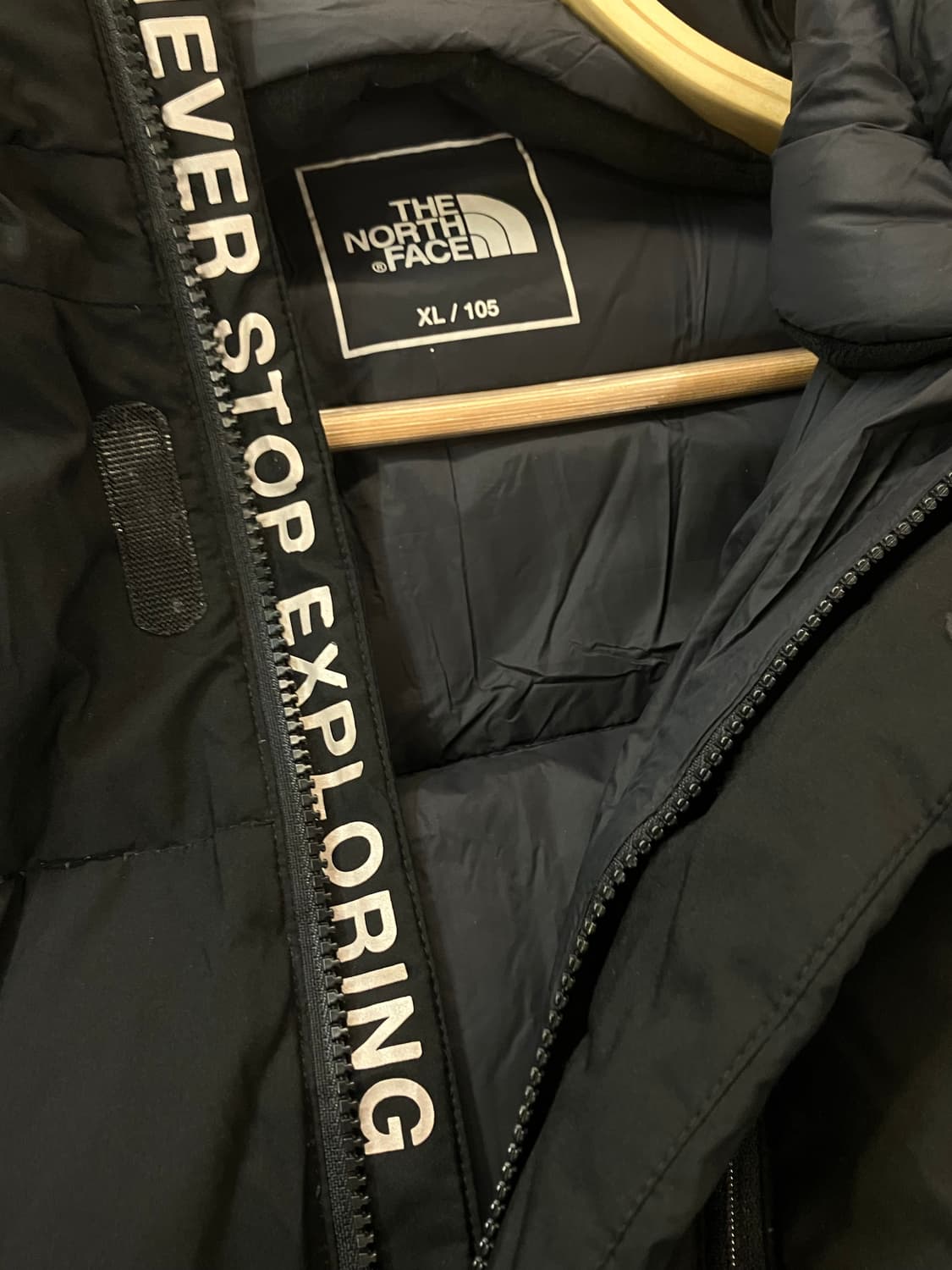 노스페이스 롱패딩 블랙 XL  #csz1819  상품이미지4