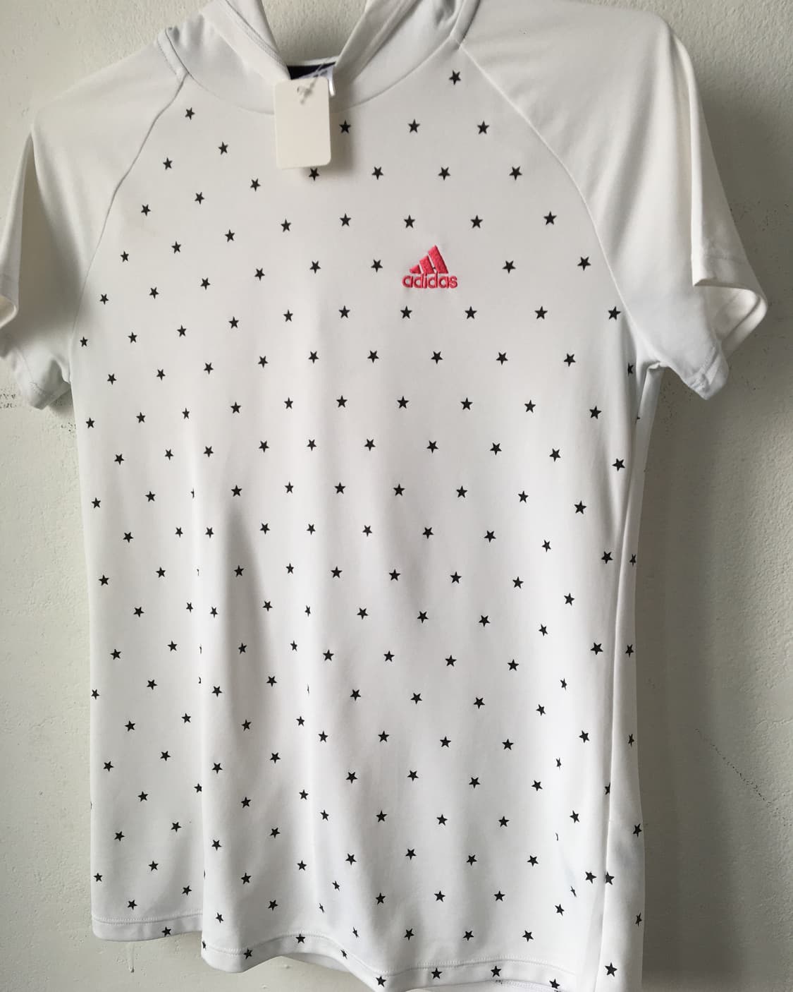Adidas dot pattern hood t shirt 상품이미지3