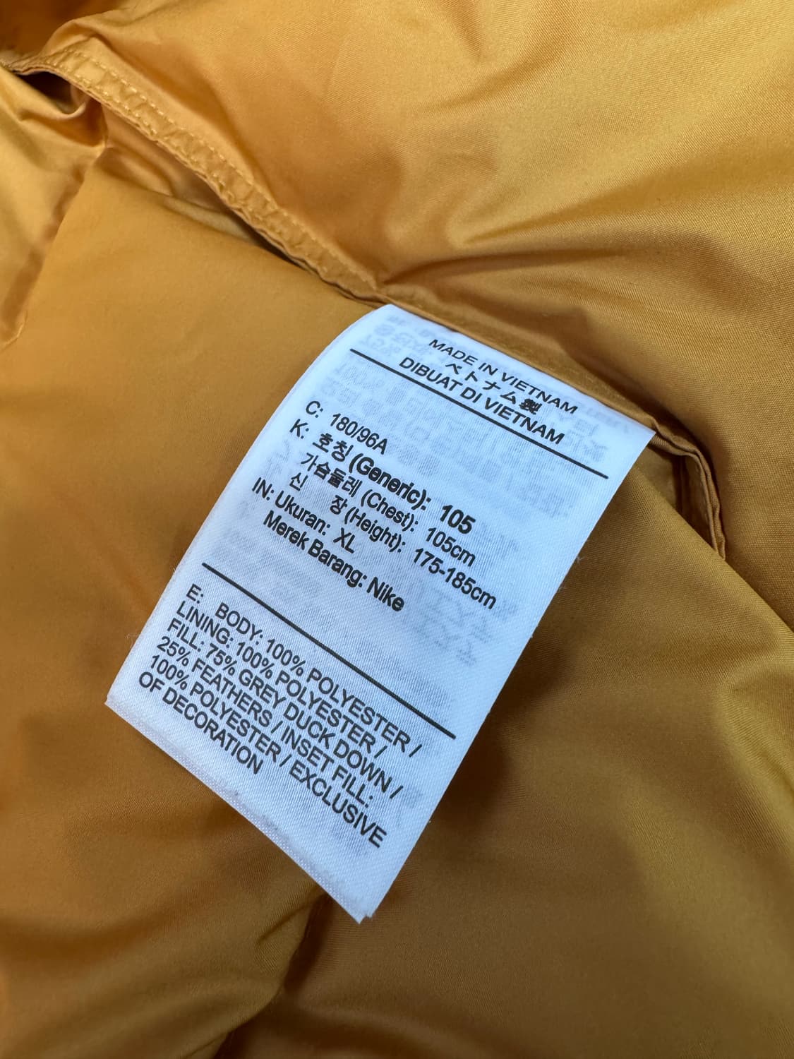 [XL]나이키 다운 필 봄버 다운패딩 자켓 상품이미지4