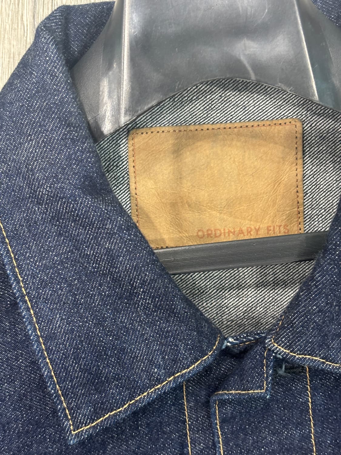 [42] 오디너리핏츠 타입2 데님 자켓 원워시 상품이미지4