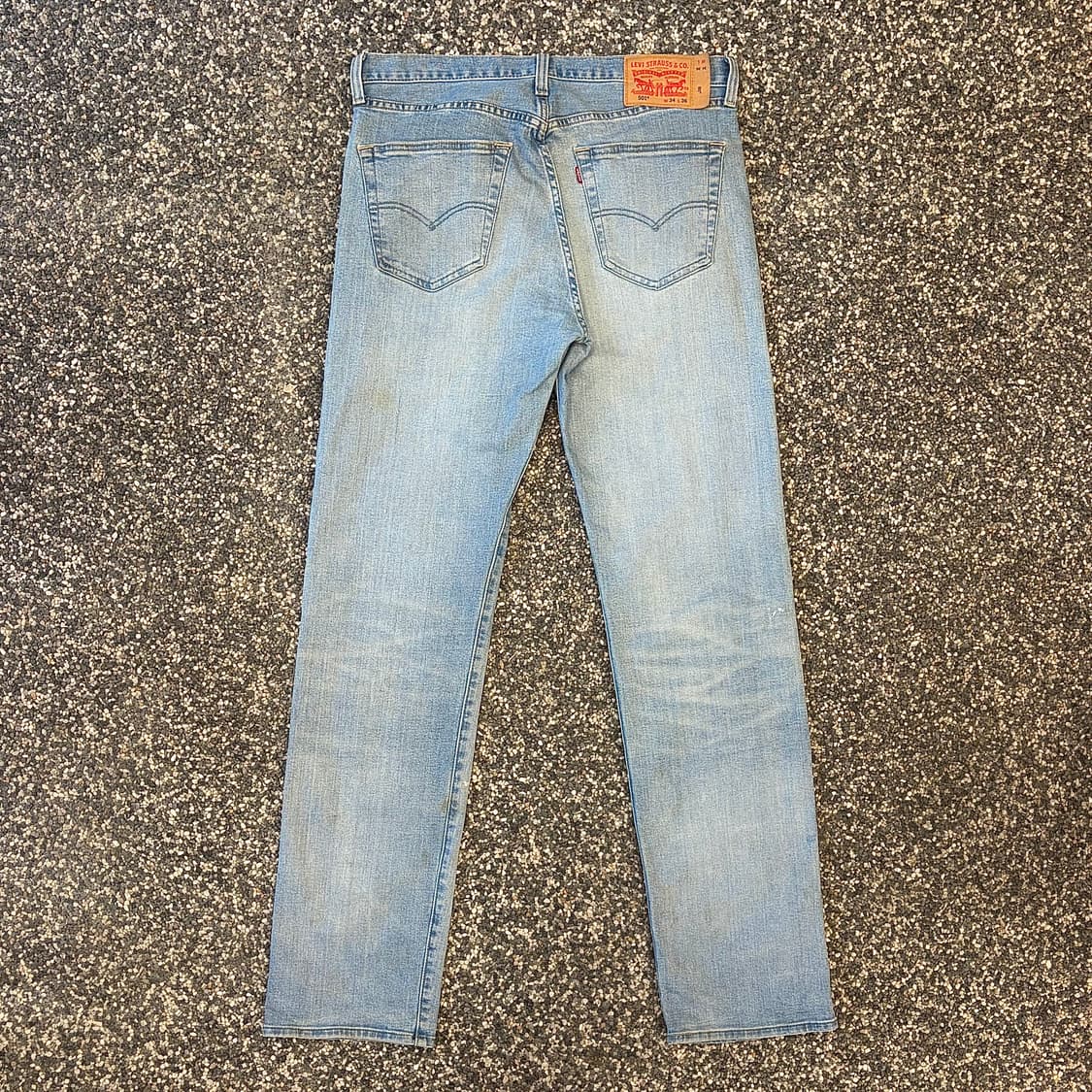 리바이스 501 스트레이트 연청 데님 팬츠 (34) 상품이미지5