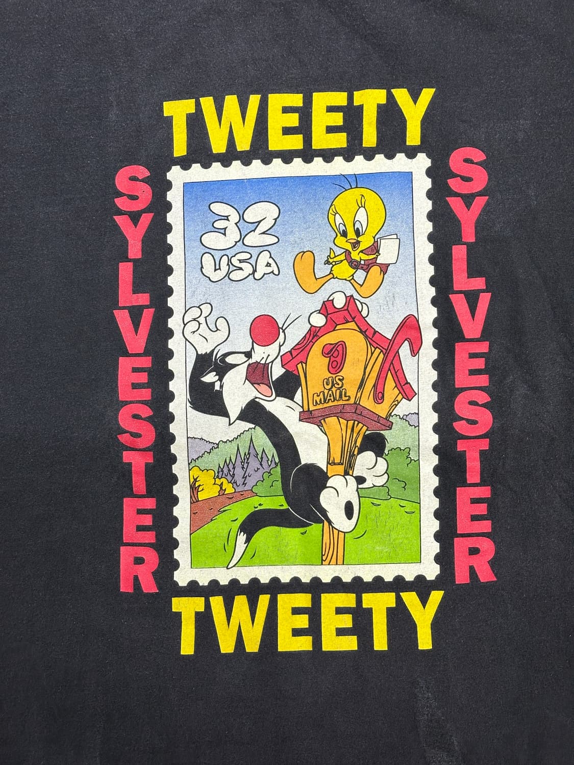 1997' 루니툰즈 카툰 티셔츠 XL 상품이미지3