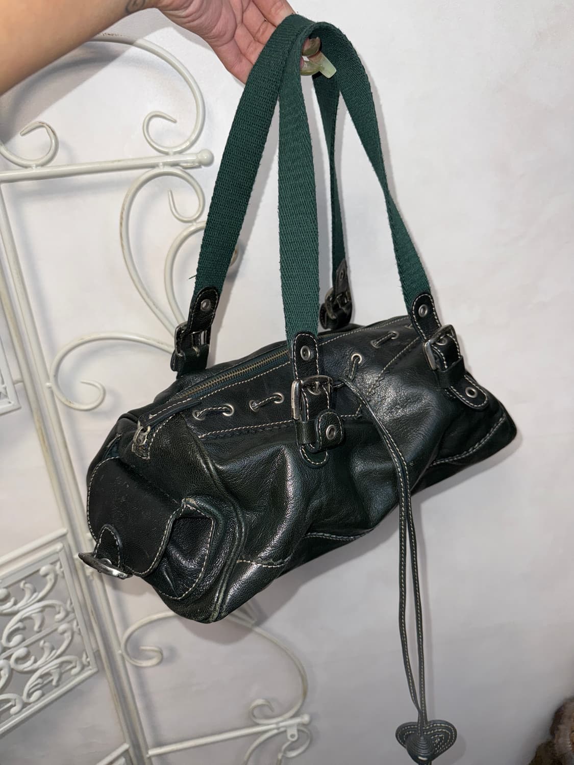 MOSCHINO buckle pocket shoulder bag 상품이미지4