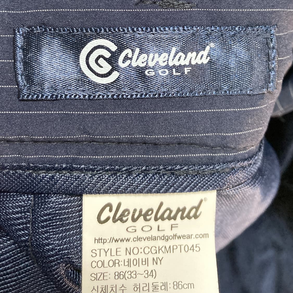 클리블랜드 남성골프팬츠 스트라이프 32 상품이미지4
