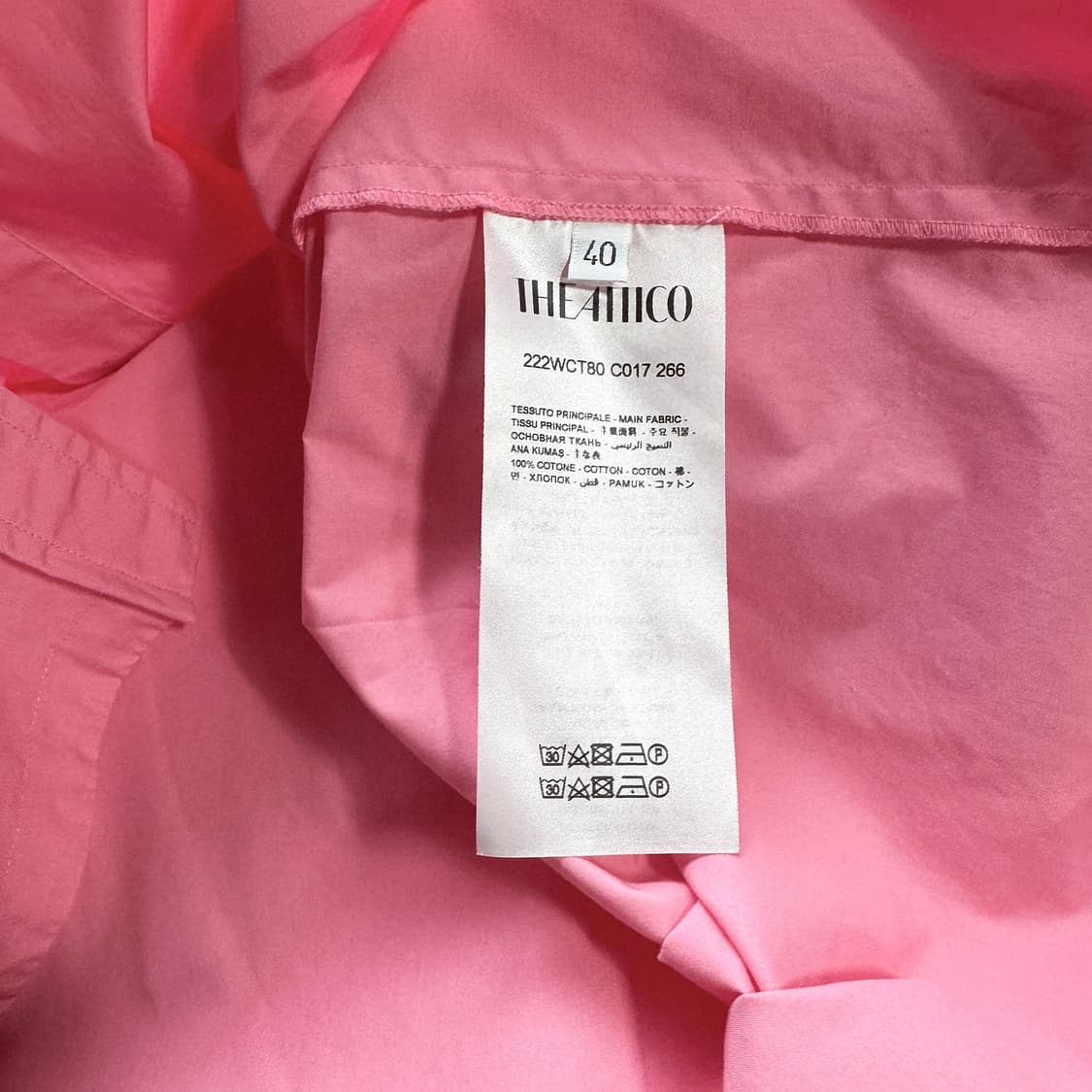 디아티코 THE ATTICO 22 컷아웃 오버핏 셔츠 상품이미지7