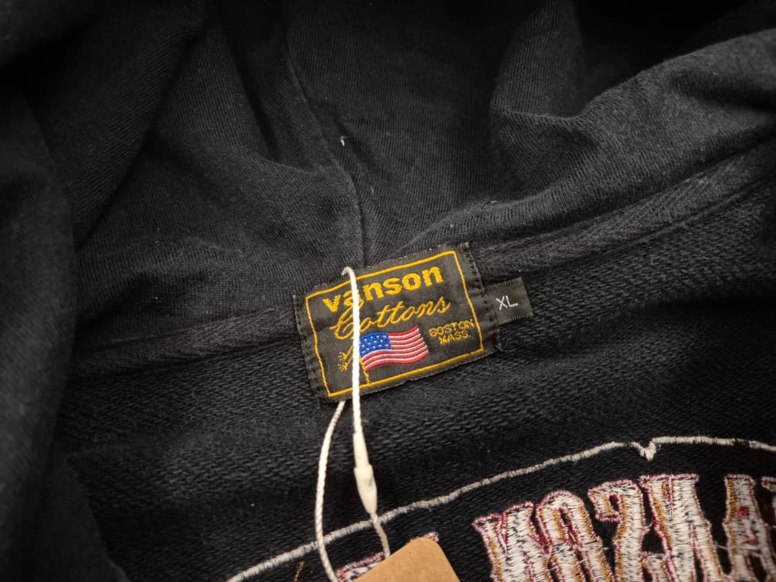 밴슨레더 스컬 플레임 후드 짚업 상품이미지8