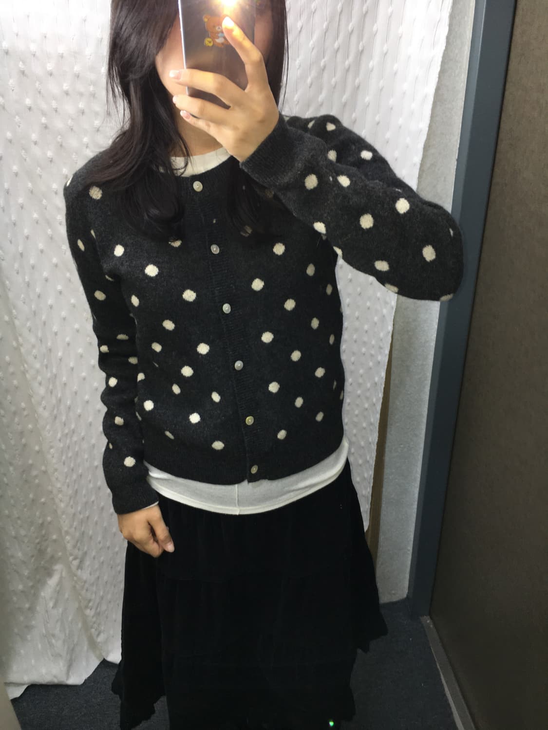 니코앤드 울 도트 가디건 상품이미지3