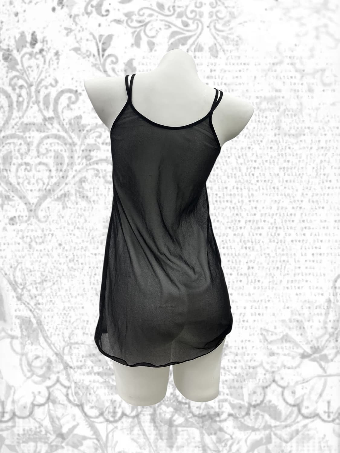 see-through sleeveless 상품이미지5