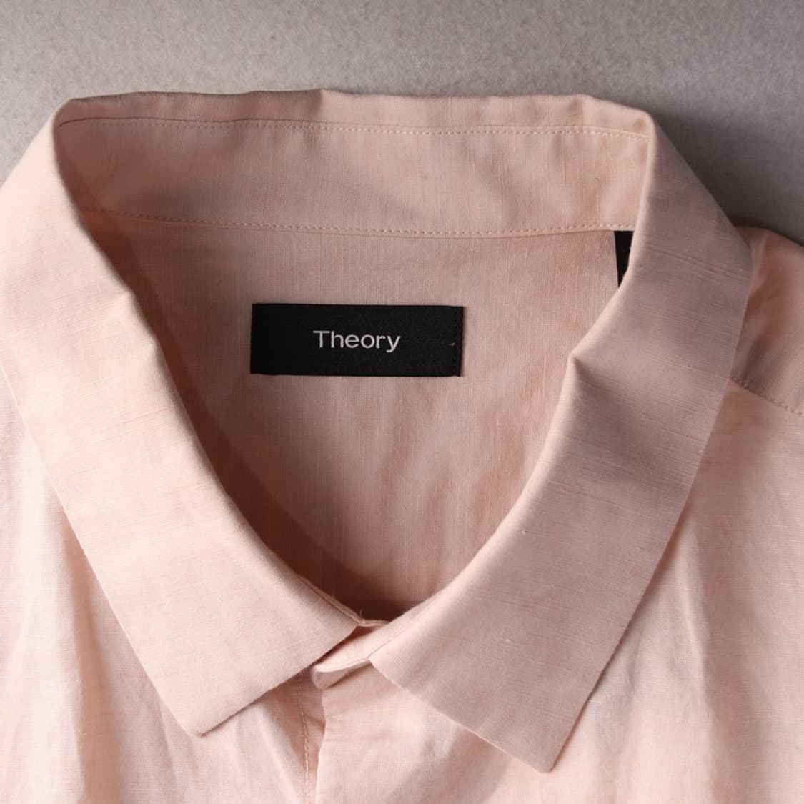 THEORY 연핑크 베이직 셔츠 L 상품이미지5