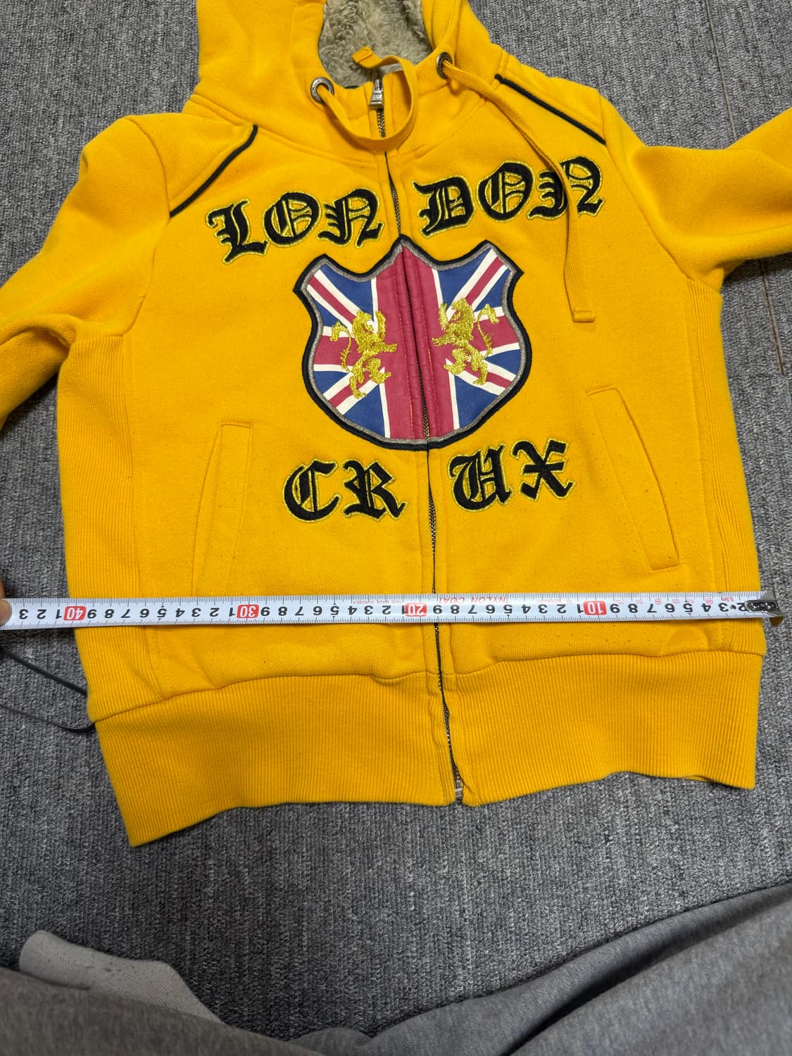 빈티지 런던 후드집업 85사이즈 상품이미지4