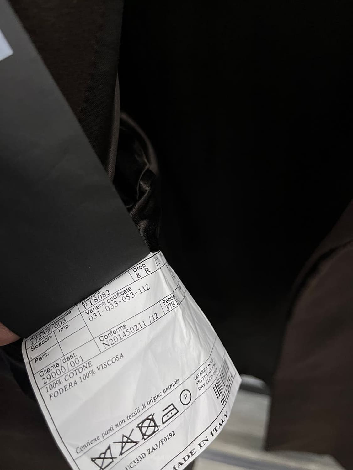 100-105) 프라다 이태리 브라운 몰스킨 코트 상품이미지8