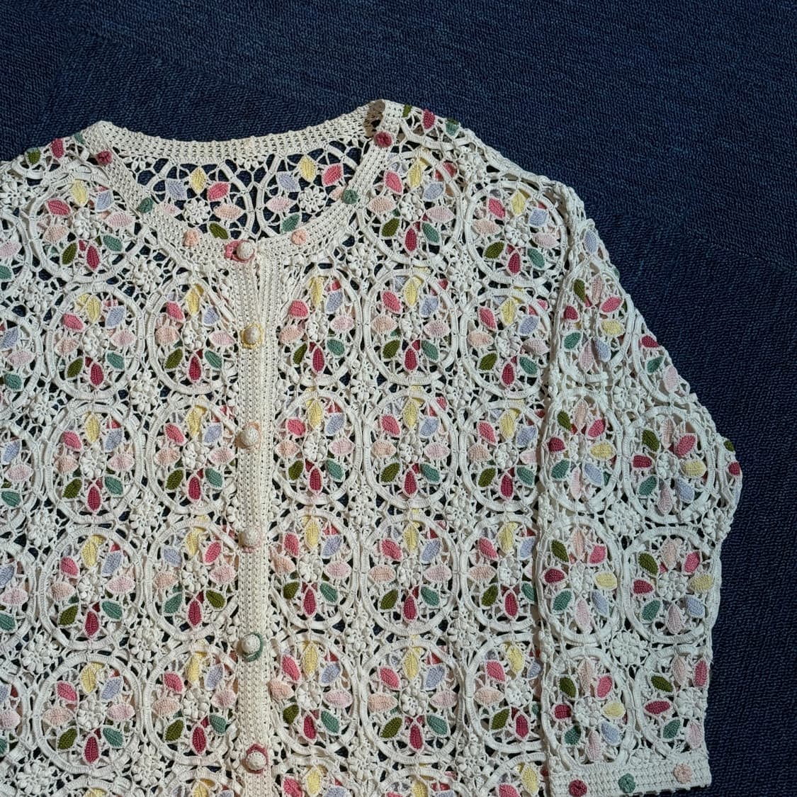 모리걸 뜨개 크로셰 가디건 상품이미지2