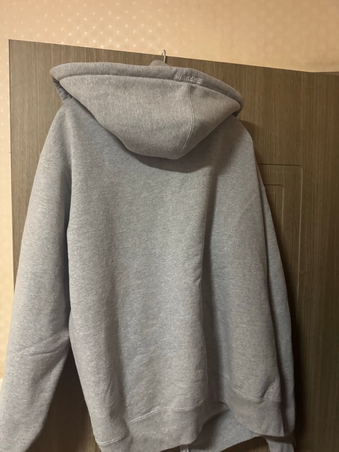 슈프림 S로고 후드집업 그레이 XL 상품이미지4