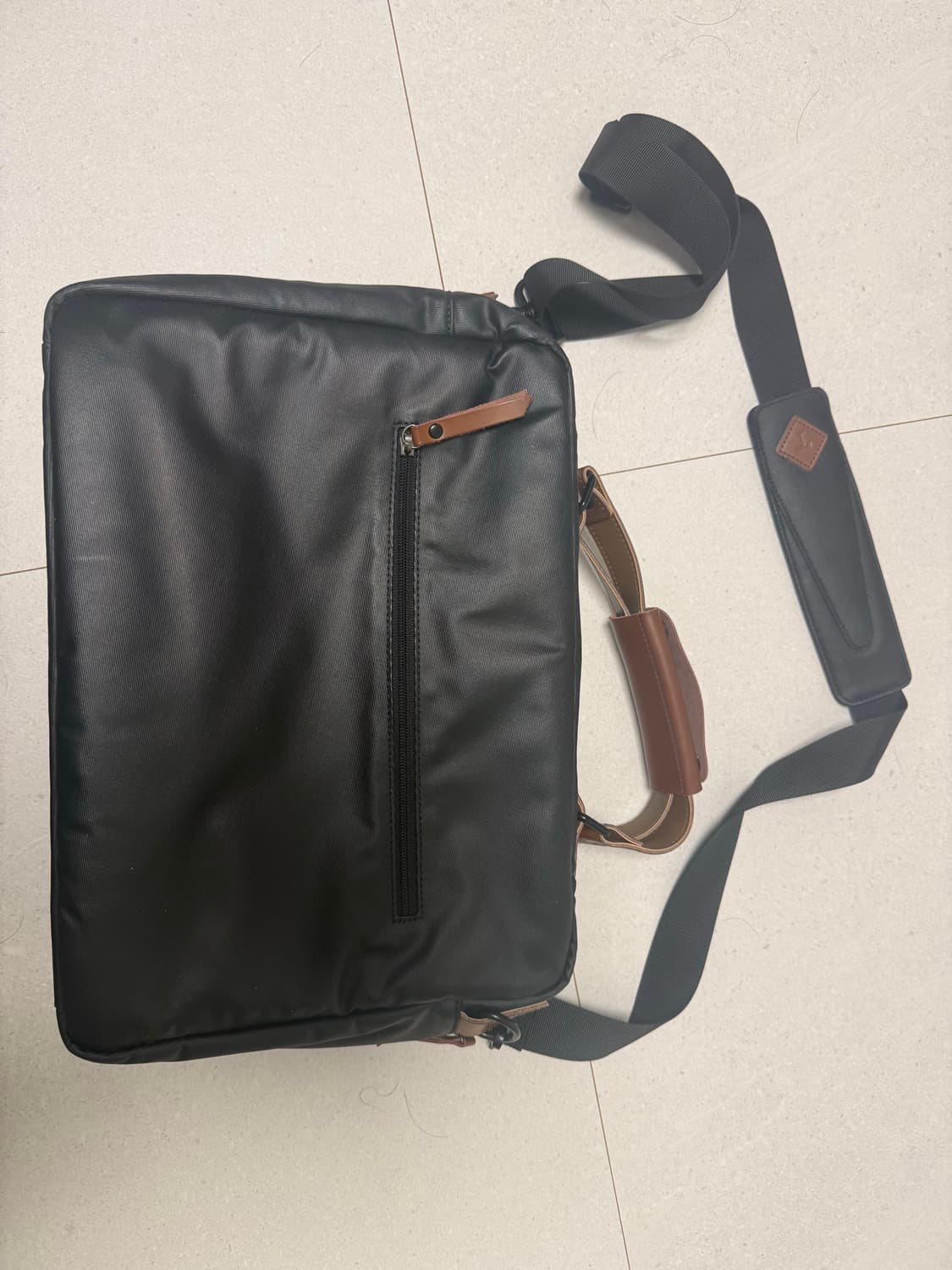 탄틴 클래식 코팅 캔버스 서류가방 상품이미지2