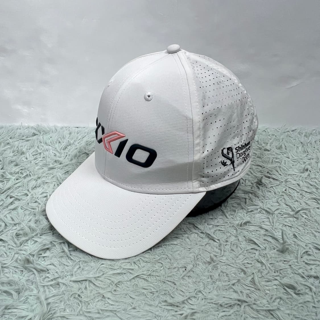 젝시오 XXIO 화이트/핑크 로고 골프 모자 상품이미지2