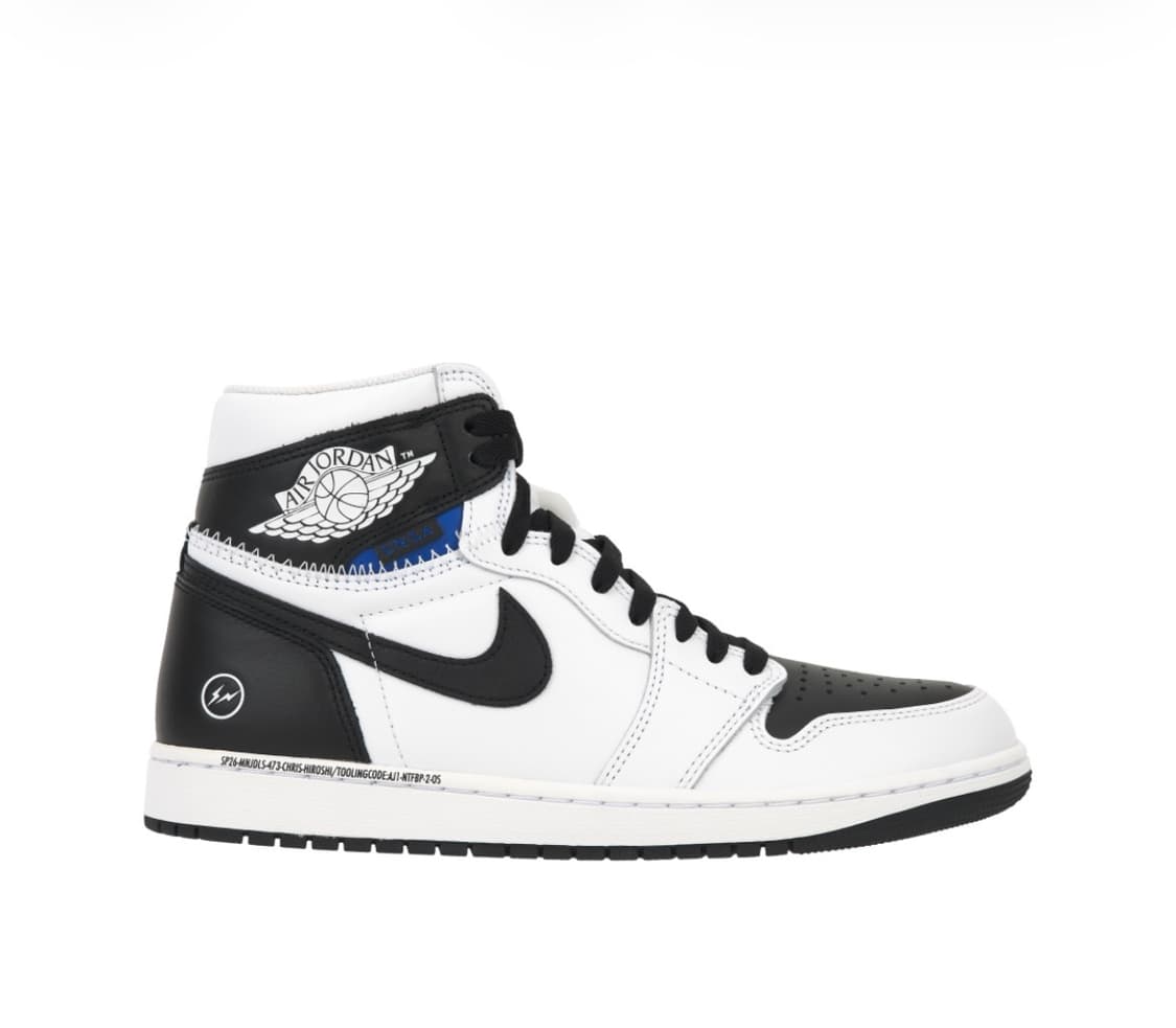 (270) 조던 1 x 프라그먼트 x 유니온 LA 하이 OG SP 화이트 상품이미지1