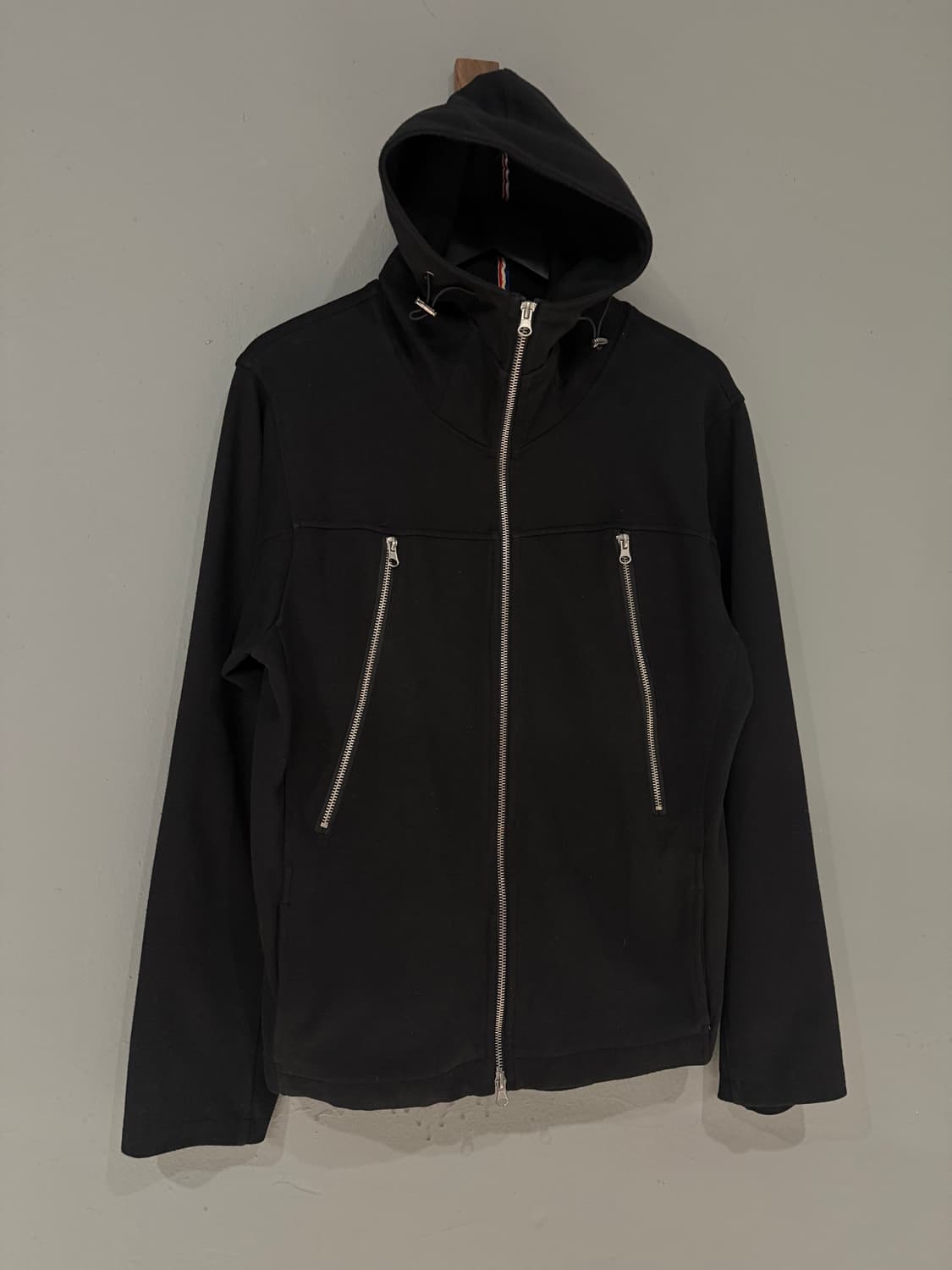 zipper line point high-neck hood zip-up 상품이미지6