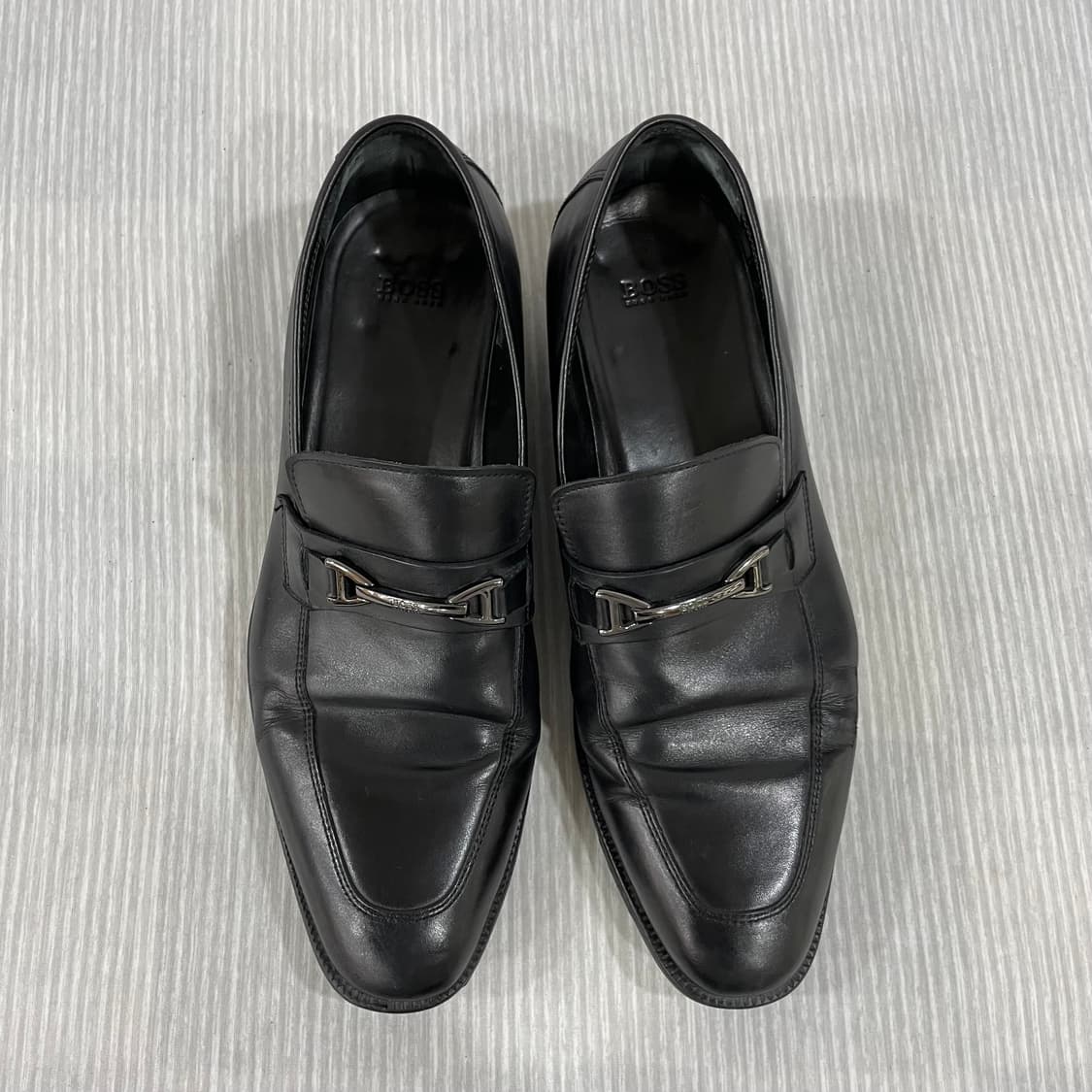 491) HugoBoss 휴고 보스 레더 홀스빗 로퍼 US10 상품이미지2