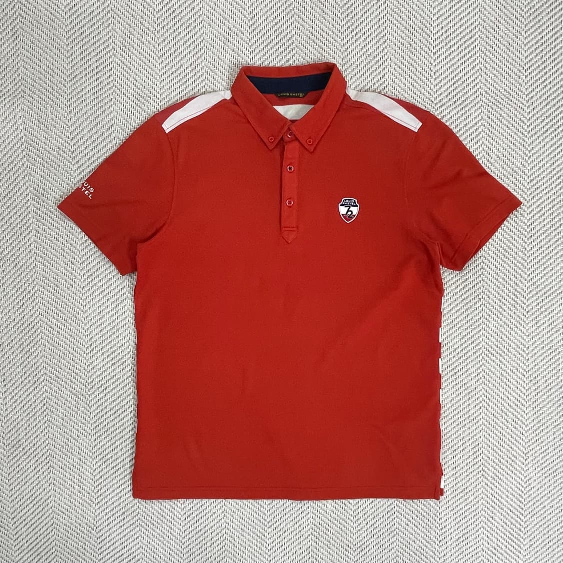 루이까스텔 반팔 카라티 105 오렌지 상품이미지1