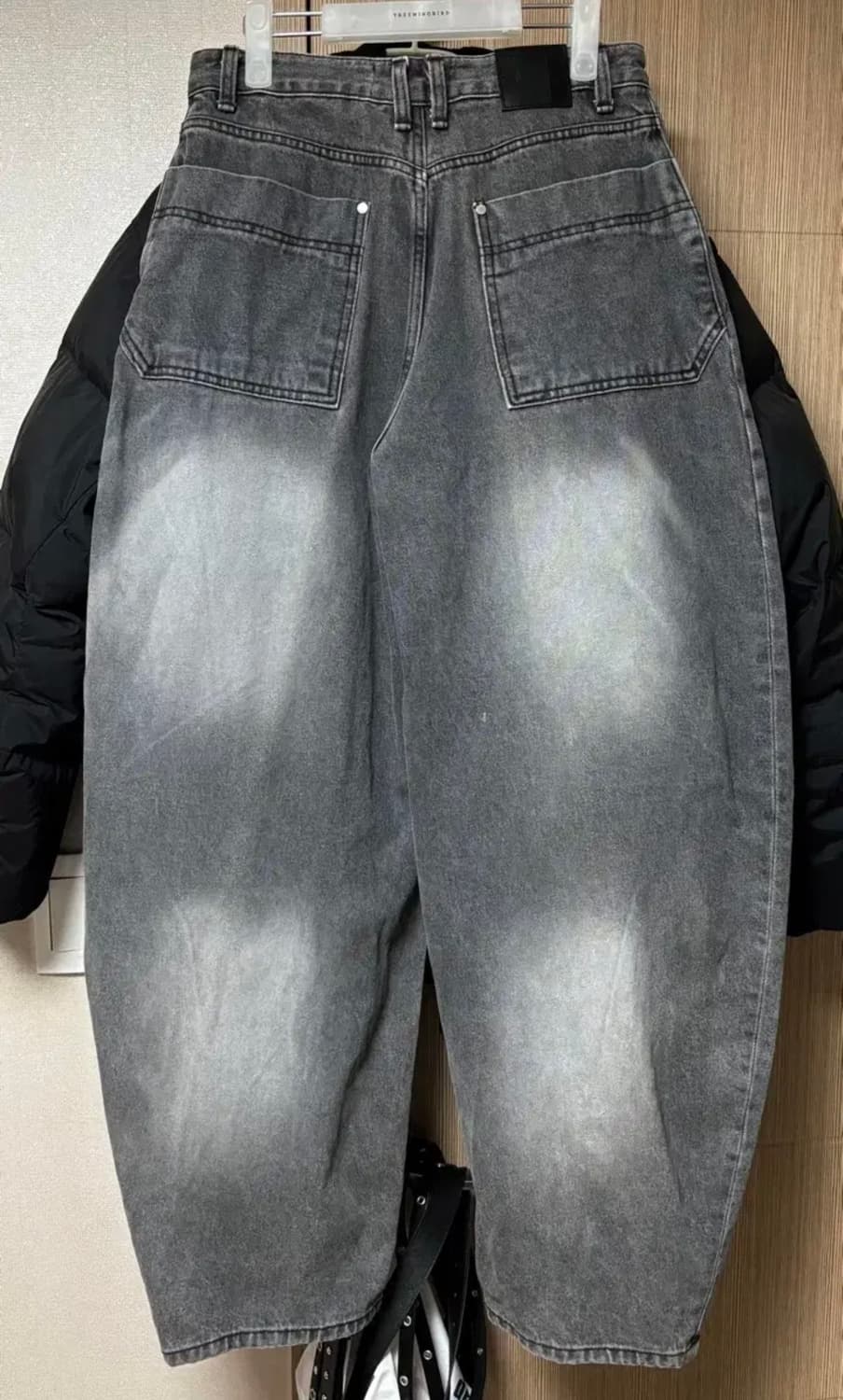 트리밍버드 원 버튼 데님 셋업 구버전 상품이미지4