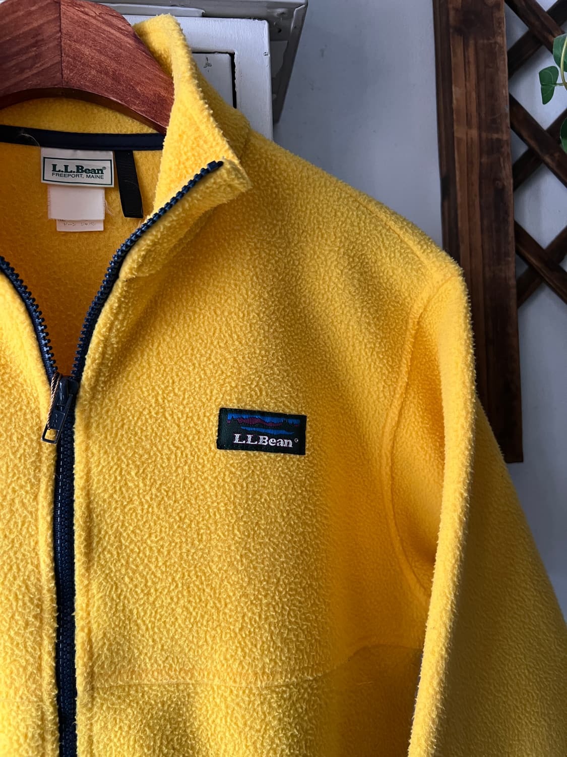 [S]L.L.Bean 엘엘빈 옐로우 플리스 자켓 상품이미지3