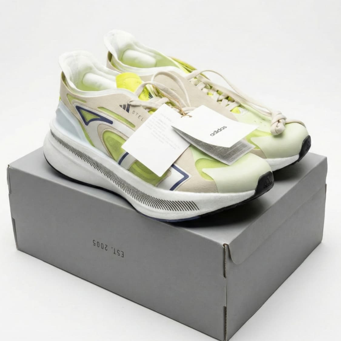 새상품 아디다스 울트라 부스트 5 스텔라 맥카트니 그린 옐로우 240 상품이미지3