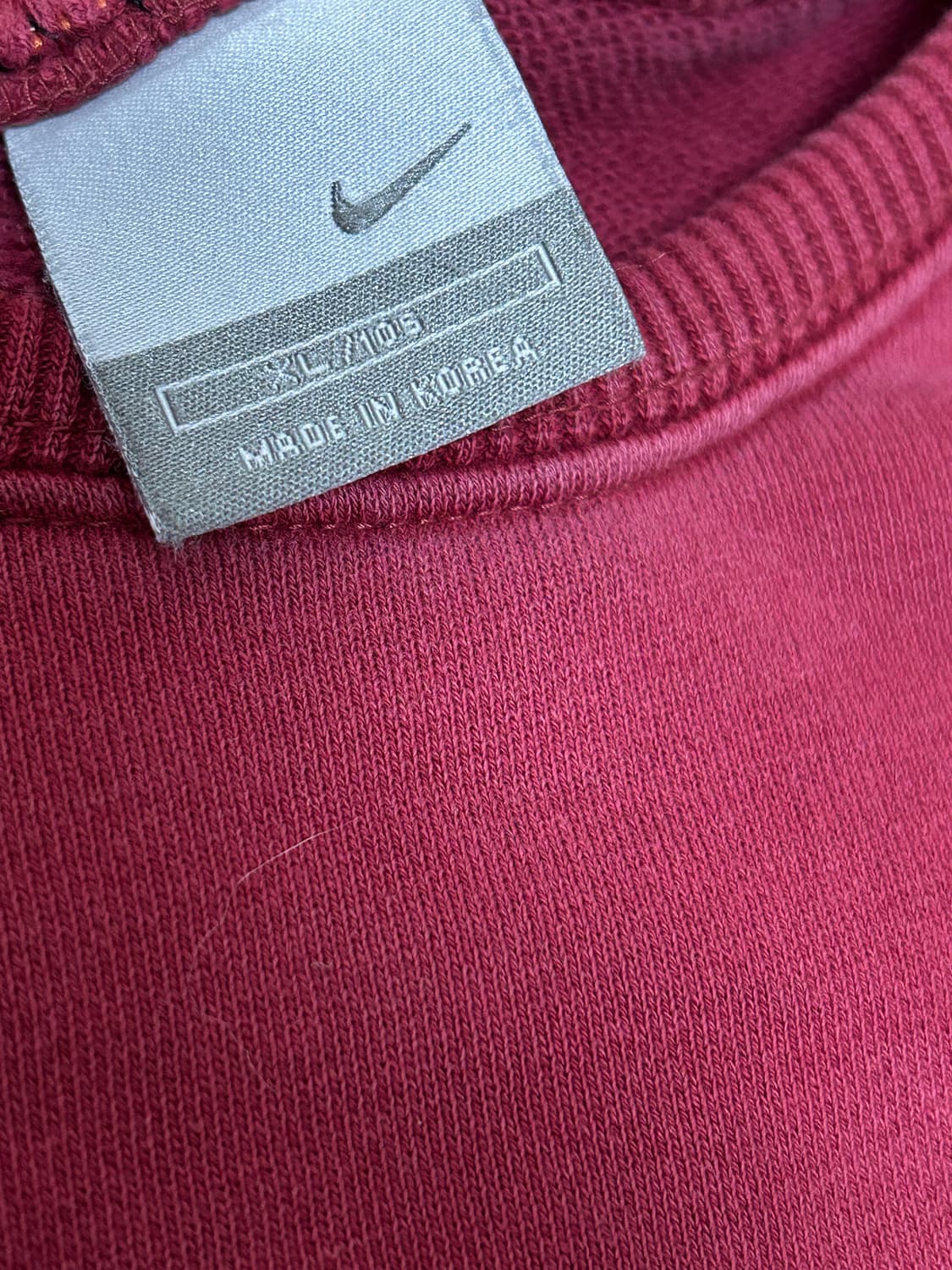 나이키 버건디 어슬레틱 맨투맨 상품이미지5