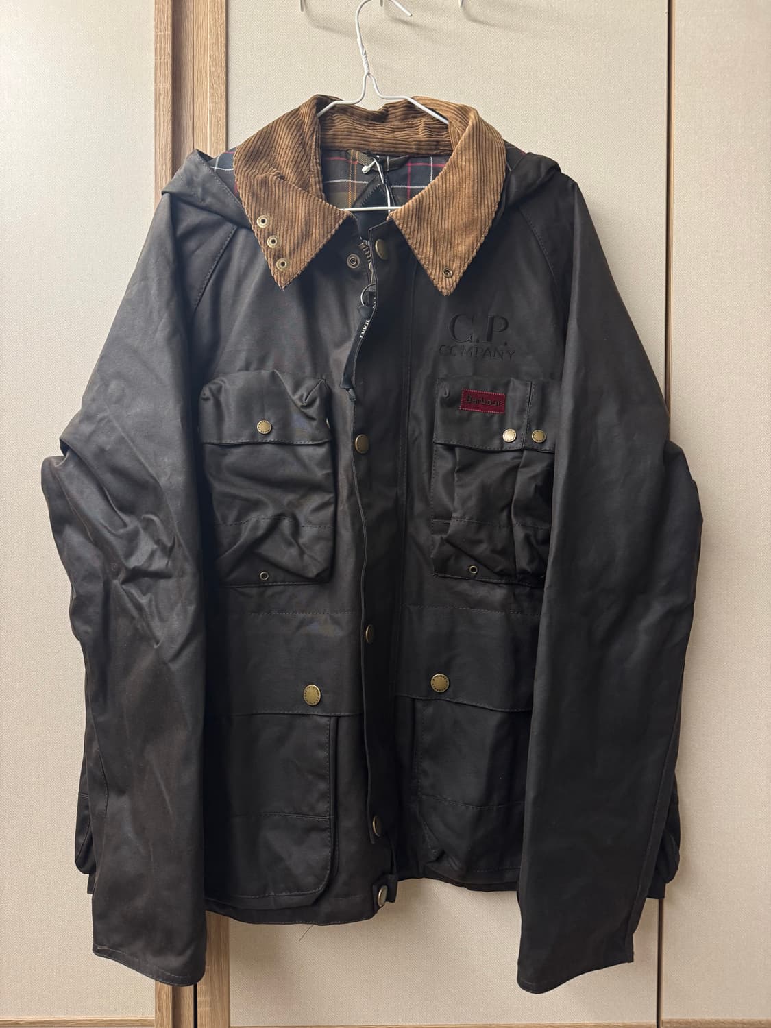 바버 X cp컴퍼니 크릴 왁스자켓 상품이미지1