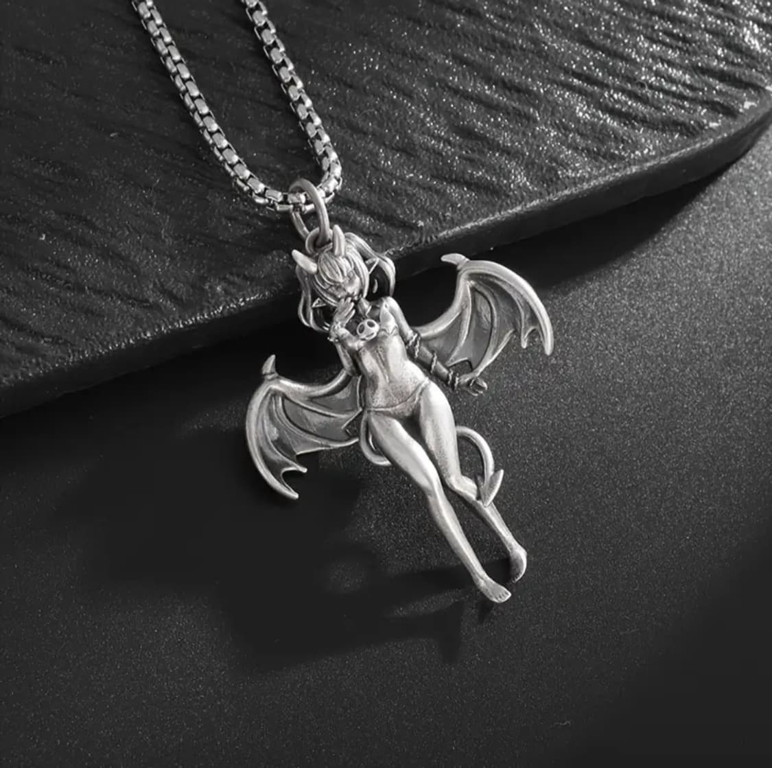 🖤 카와이 악마 빈티지 목걸이 판매🖤🐈‍⬛ 상품이미지1