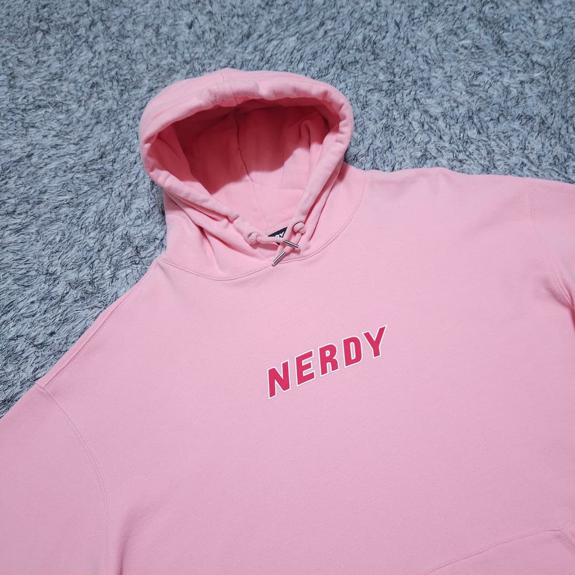 널디) L 남자 오버핏 후드티셔츠 / 왕눈이샵 상품이미지4