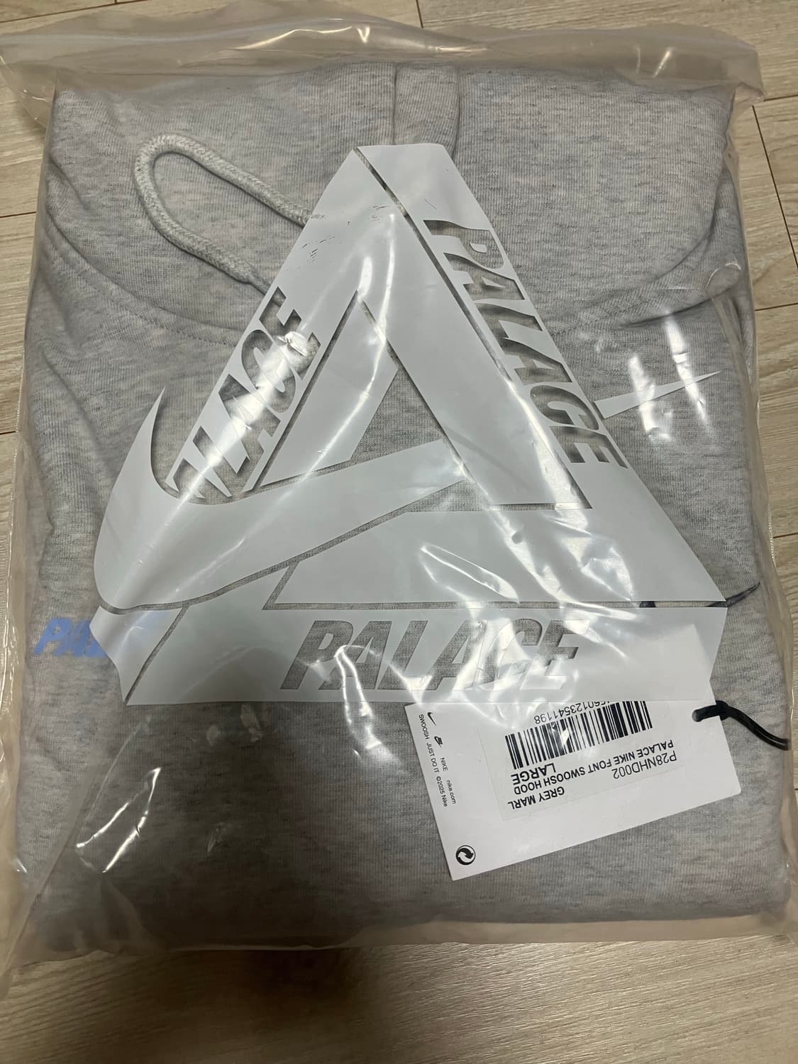 [L] 팔라스 x 나이키 폰트 스우시 후드 그레이 상품이미지2