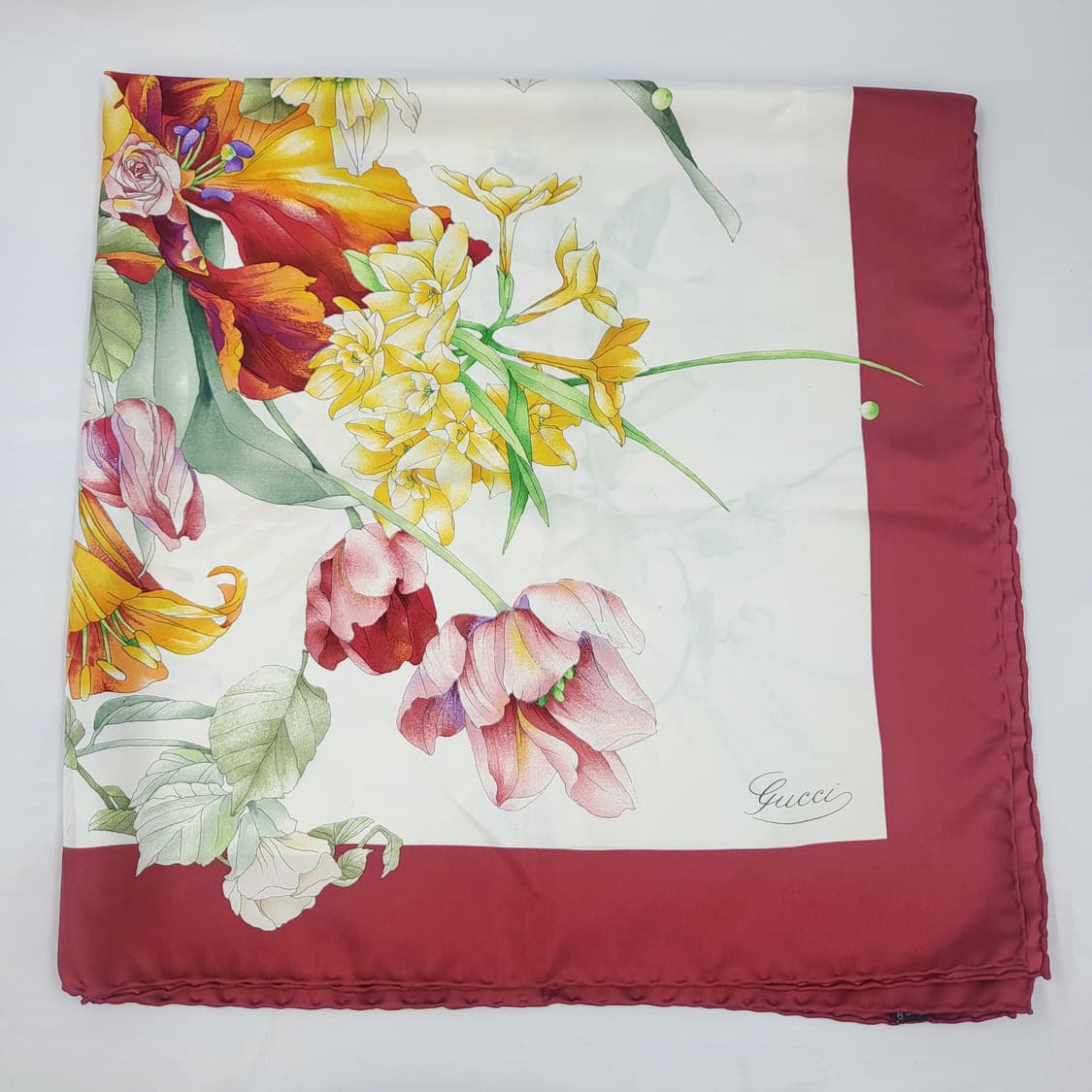 GUCCI 구찌 실크 스카프(87cm)[RJBFS8149_0611-01] 상품이미지3