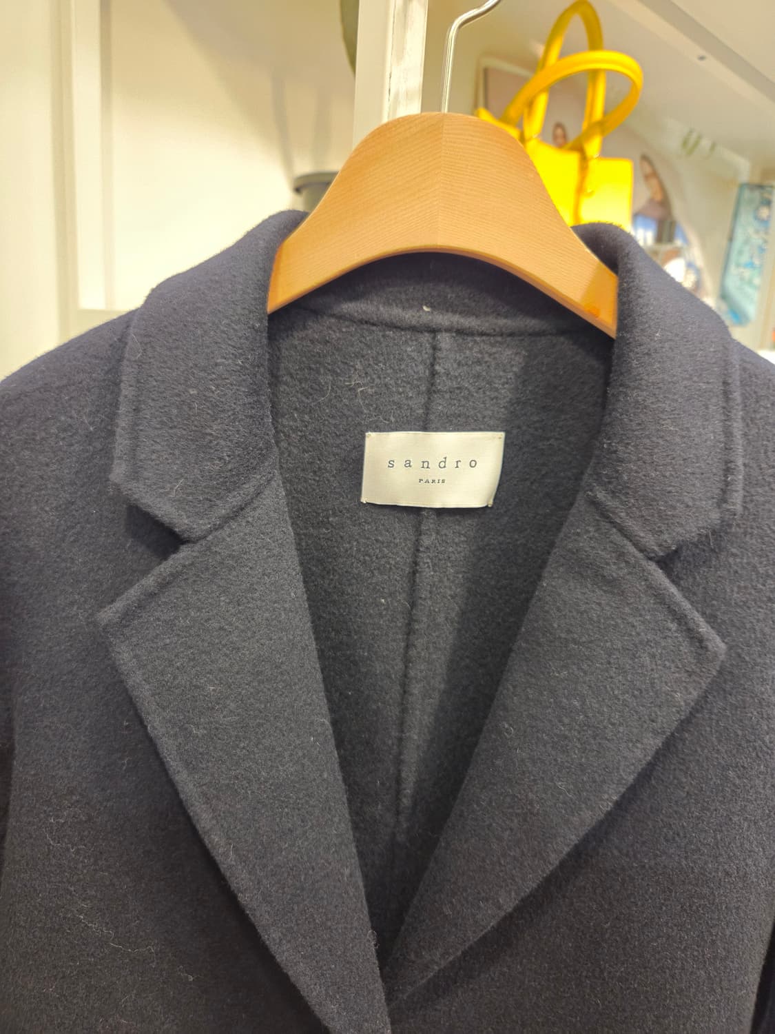 산드로 펀칭벨트 울 코트 상품이미지3