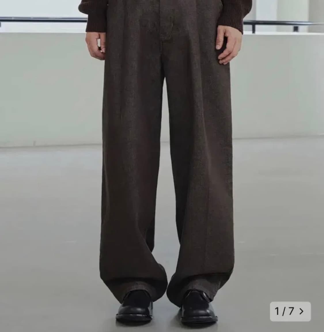 어널러코드 데님 브라운 상품이미지1