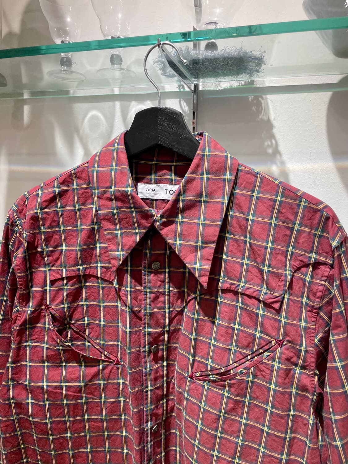 TOGA TOO plaid western shirt 상품이미지3