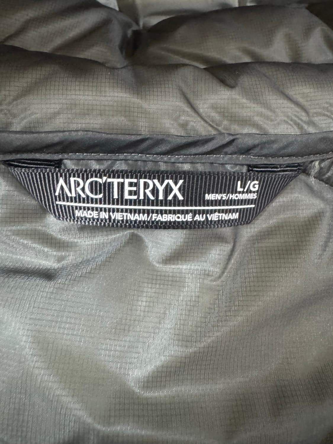 L 아크테릭스 세륨 후디 해비타트 헤비타트 패딩 자켓 그레이 상품이미지8