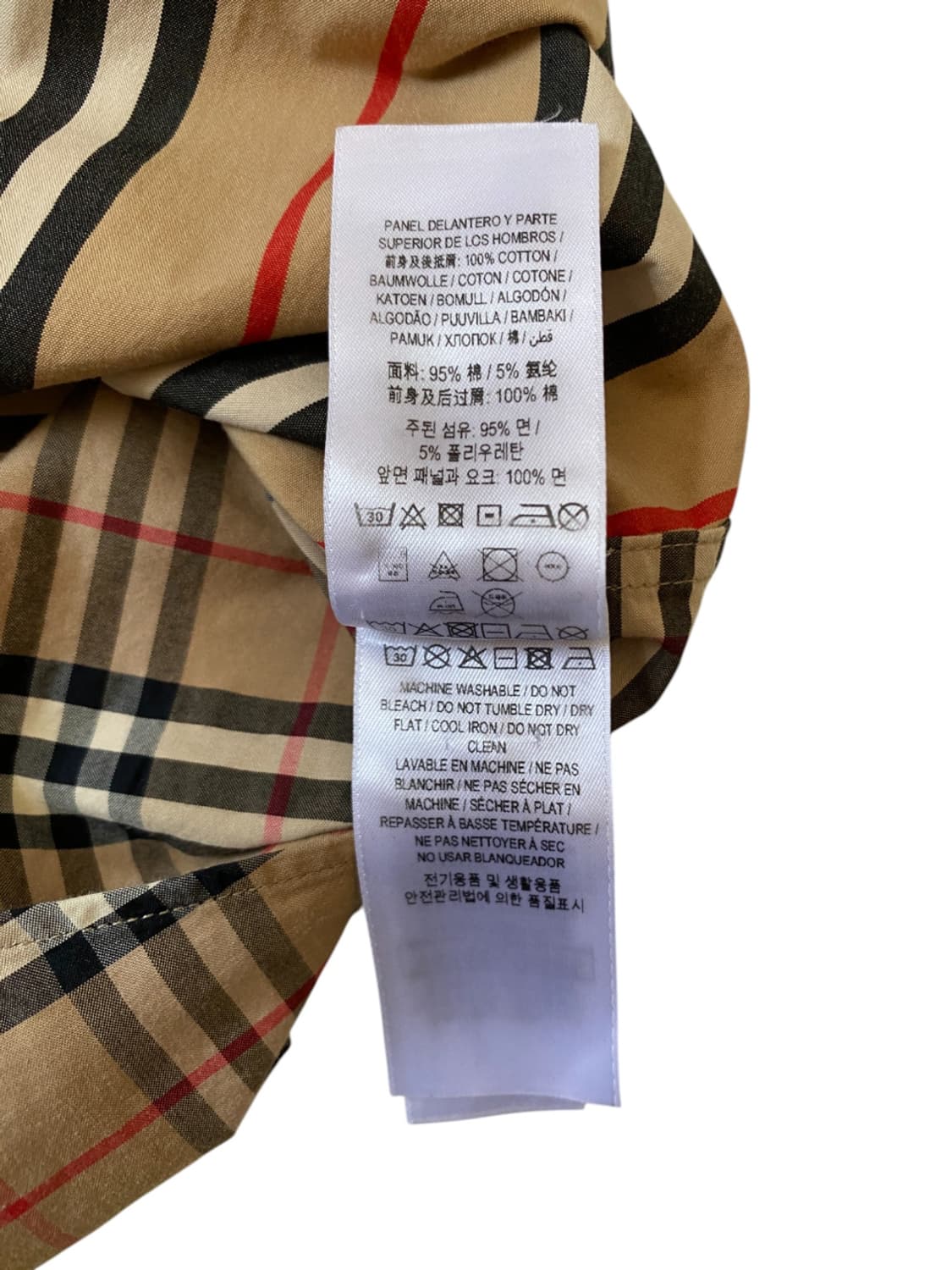 버버리 스트라이프 셔츠 (Man 2XL) AB0688 상품이미지8