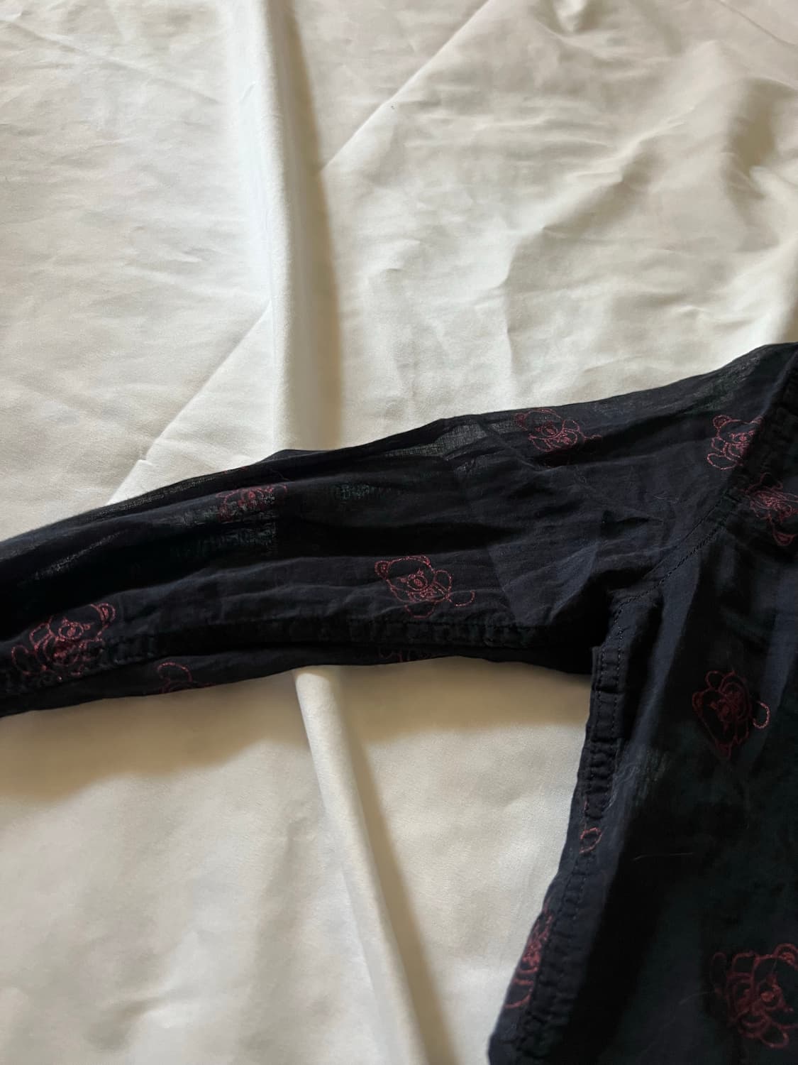 히스테릭 글래머 퍽 베어 프린트 블라우스 셔츠  상품이미지3
