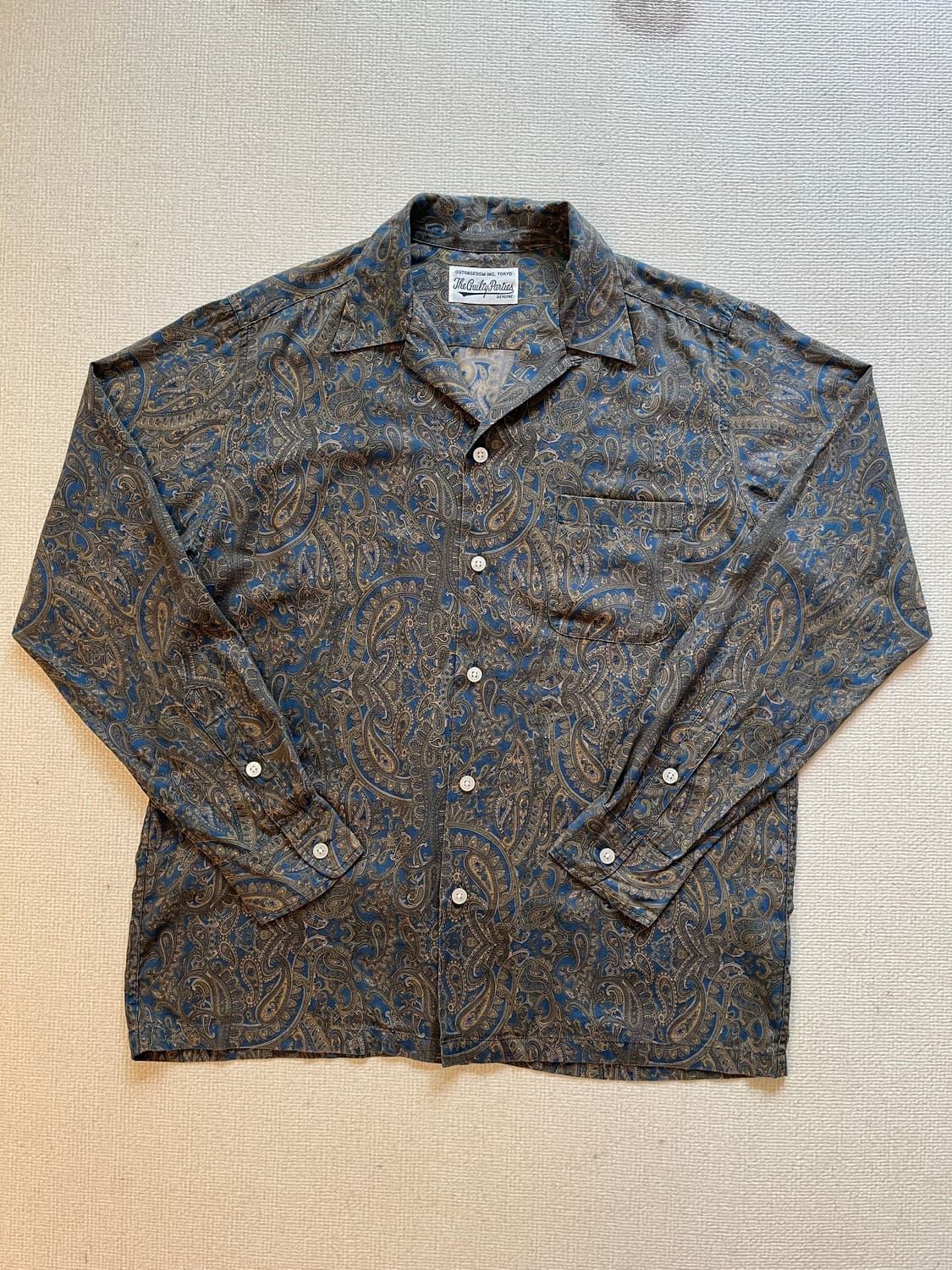WACKO MARIA PAISLEY COTTON RAYON SHIRTS 상품이미지1