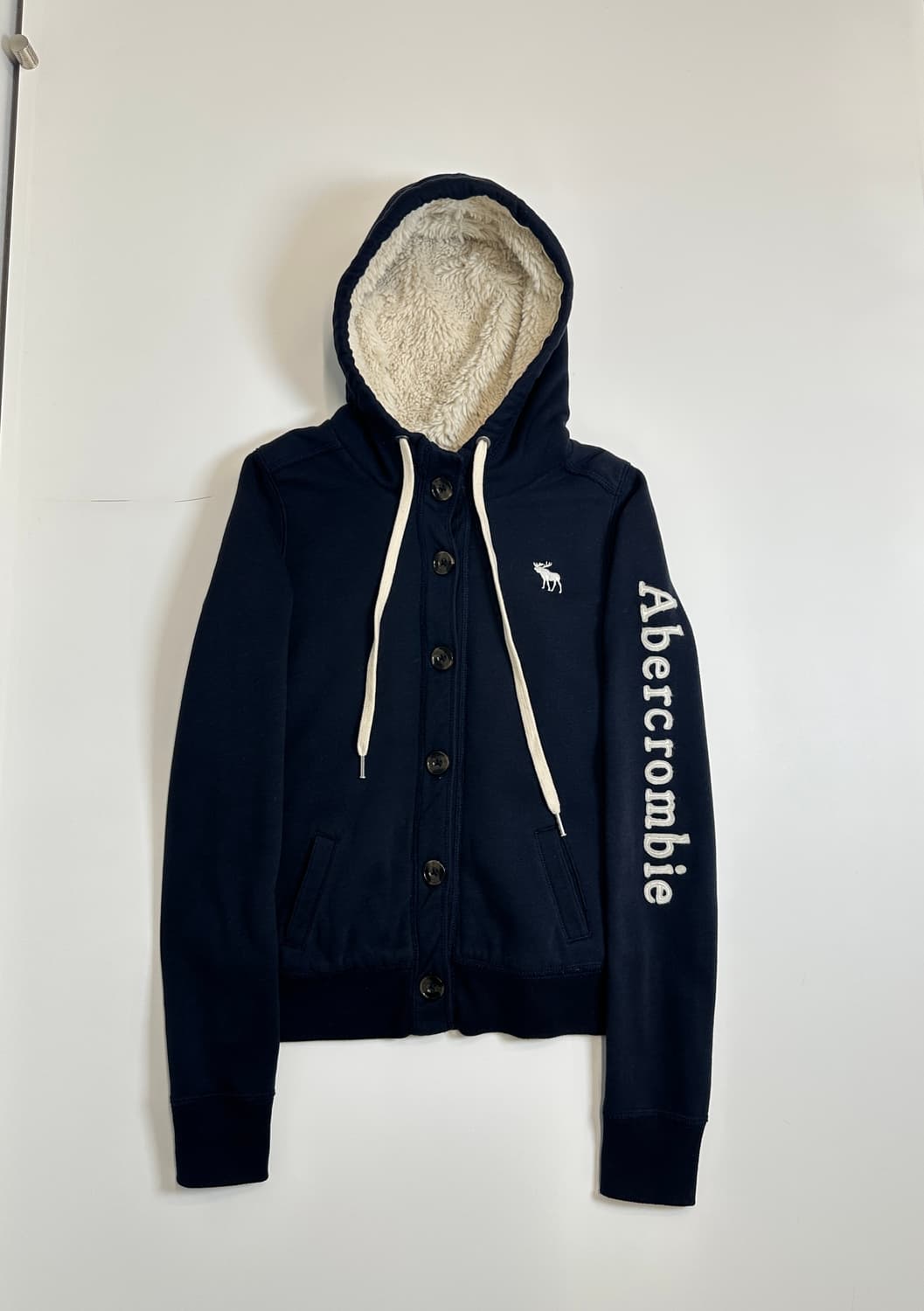 아베크롬비 울프죠 레어 후드집업 자켓 M(네이비) 상품이미지1