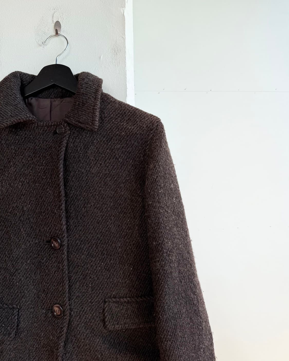 마가렛호웰 브라운 울 하프 코트  상품이미지5