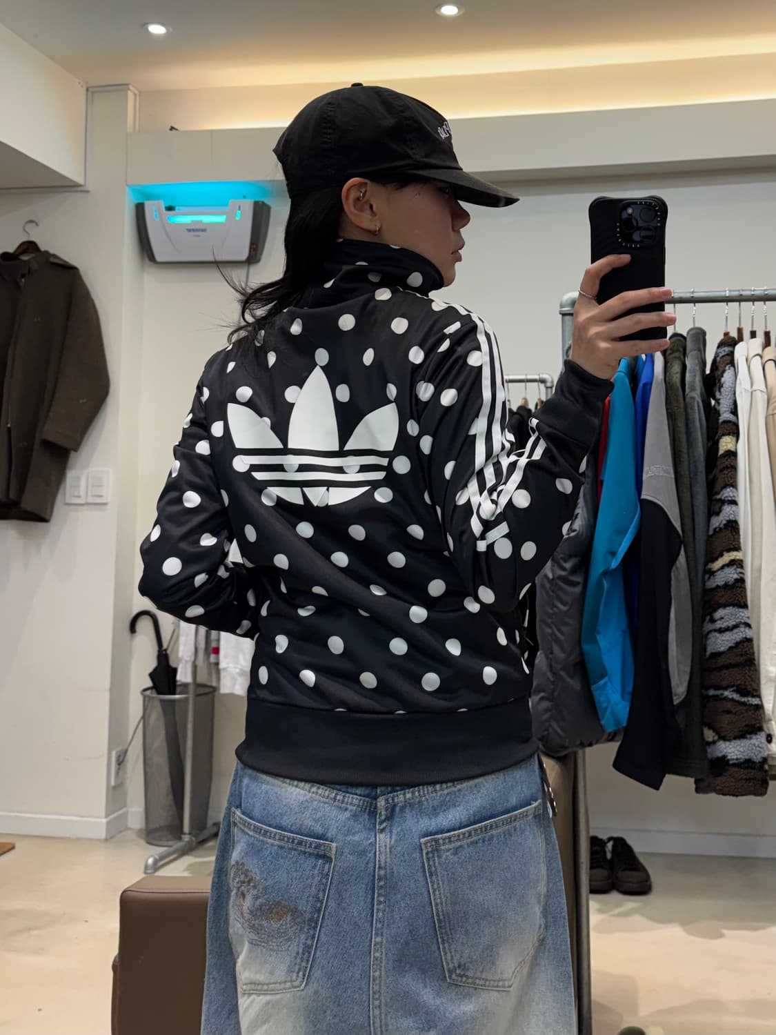 아디다스 파이어버드 도트 패턴 트랙탑 상품이미지7