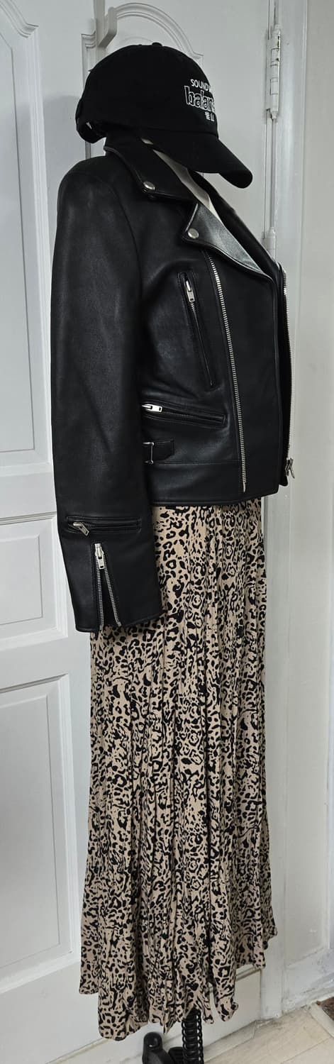 마뗑킴 램스킨 라이더 자켓 S 상품이미지3