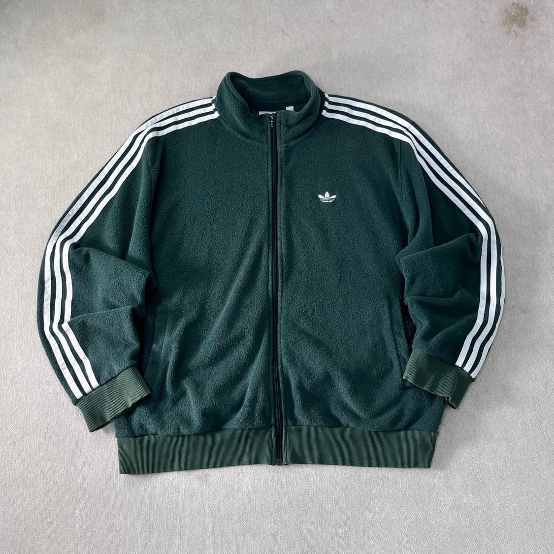 105 아디다스 스웨이드 뽀글이 집업 상품이미지1