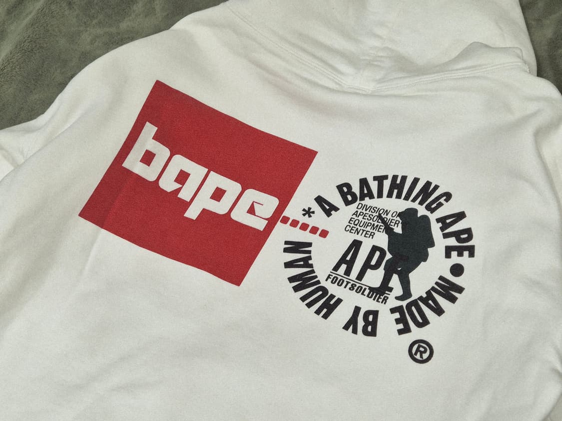 Og 베이프 헤비코튼 와플 후드 집업 상품이미지1