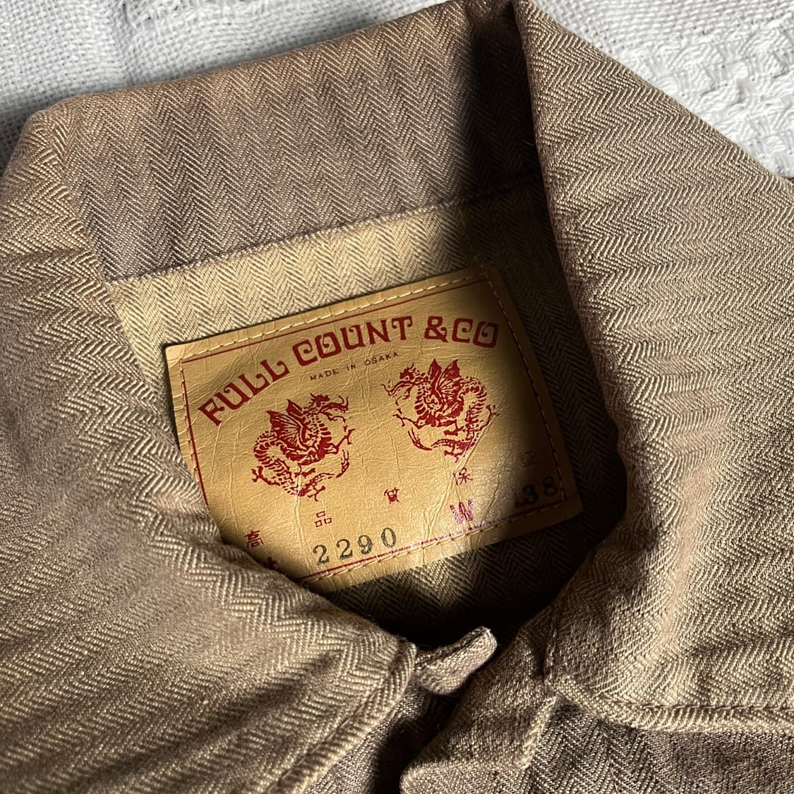 [FULLCOUNT] 풀카운트 2290 3rd 데님 트러커자켓 상품이미지5